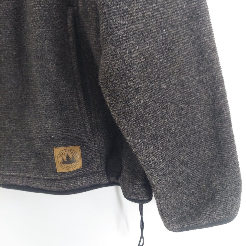 Field And Stream Shacket Fleece Full Zip Size L - image 3